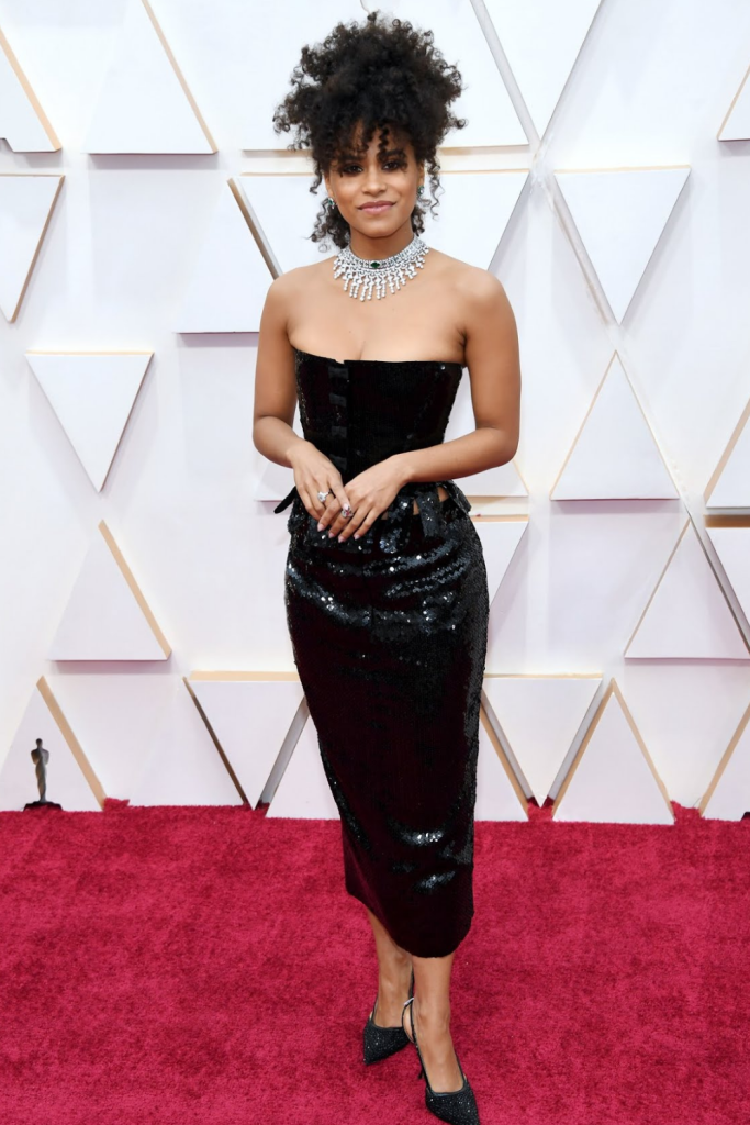 Zazie Beetz on the 2020 Oscars Red Carpet 